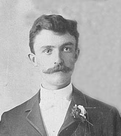Anthony Schulte on his wedding day in 1890