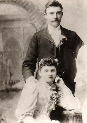 Alfred Trombly, Rose Rivard wedding 1894