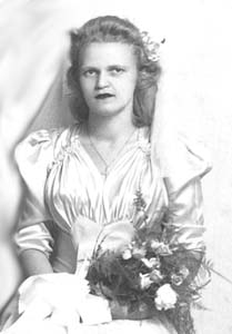Rosemarie bridesmaid 1945 for Henry and Mary Lou