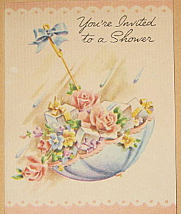 Rosie's wedding shower invitation