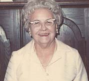 Sadie Trombly Schulte in 1971, 50th Wedding Anniversary Celebration